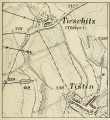 Tieschitz map (Brezina 1885).jpg