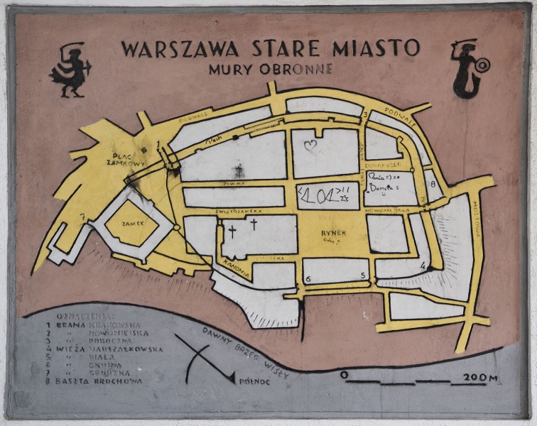 Plik:Warszawa 1600 (schemat murów obronnych).jpg